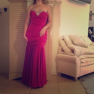 Beautiful crystal dress